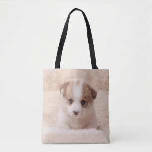 Kutest Baby Animals Baby Corgi Tote Bag