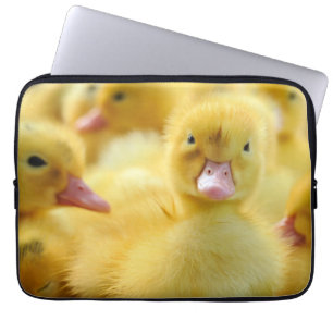 Kutest Baby Animals   Baby Duck-groep Laptop Sleeve