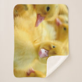 Kutest Baby Animals | Baby Duck-groep Sherpa Deken (Voorkant)