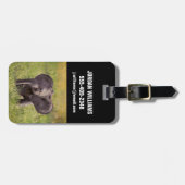 Kutest Baby Animals | Baby Elephant Kenia Africa Bagagelabel (Voorkant horizontaal)