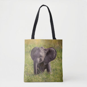 Kutest Baby Animals Baby Elephant Kenia Africa Tote Bag