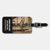 Kutest Baby Animals | Baby Elephant & Mama Bagagelabel (Voorkant horizontaal)