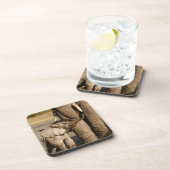 Kutest Baby Animals | Baby Elephant & Mama Bier Onderzetter (Rechterzijde)