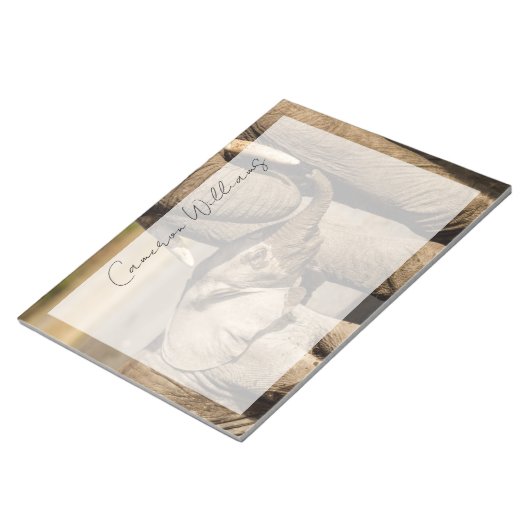 Kutest Baby Animals | Baby Elephant & Mama Notitieblok (Schuin)