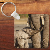 Kutest Baby Animals | Baby Elephant & Mama Sleutelhanger (Voorkant)