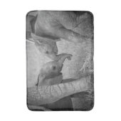 Kutest Baby Animals | Baby Elephants-groet Badmat (Voorkant Verticaal)