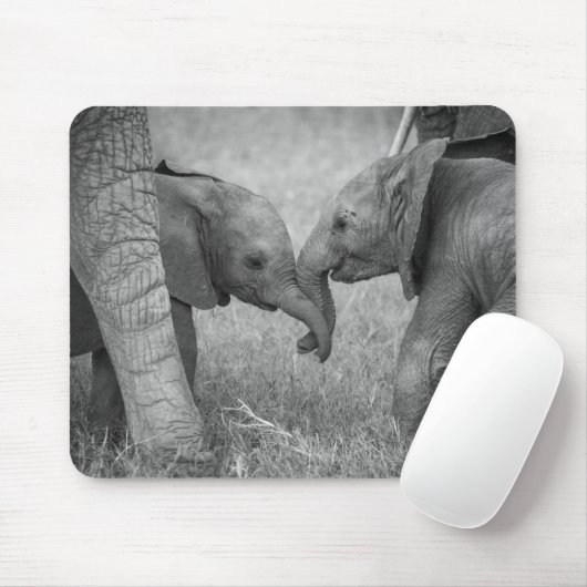 Kutest Baby Animals | Baby Elephants-groet Muismat (Met muis)