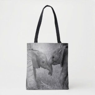 Kutest Baby Animals Baby Elephants-groet Tote Bag