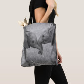 Kutest Baby Animals | Baby Elephants-groet Tote Bag (Dichtbij)