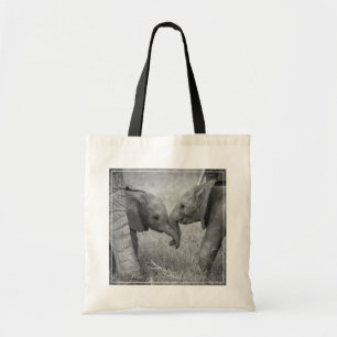 Kutest Baby Animals Baby Elephants-groet Tote Bag