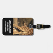 Kutest Baby Animals | Baby Giraffe en ouder Bagagelabel (Voorkant horizontaal)