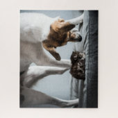 Kutest Baby Animals | Baby Kitten en Dog Legpuzzel (Verticaal)