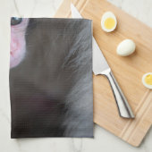 Kutest Baby Animals | Baby Macaque Monkey en moede Theedoek (Quarter Fold)