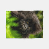 Kutest Baby Animals | Baby Mountain Gorilla Fleece Deken (Voorkant (Horizontaal))