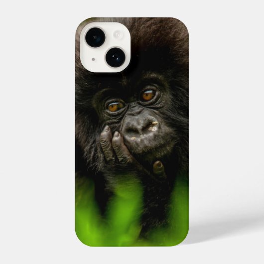 Kutest Baby Animals | Baby Mountain Gorilla iPhone Hoesje (Achterkant)