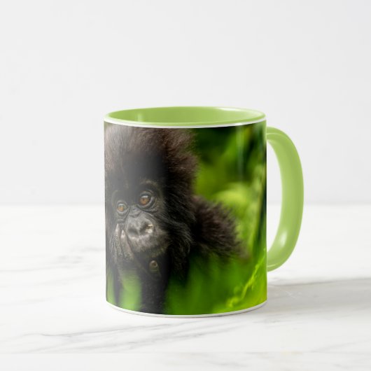 Kutest Baby Animals | Baby Mountain Gorilla Mok (Voorkant rechts)