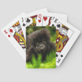 Kutest Baby Animals | Baby Mountain Gorilla Pokerkaarten (Achterkant)