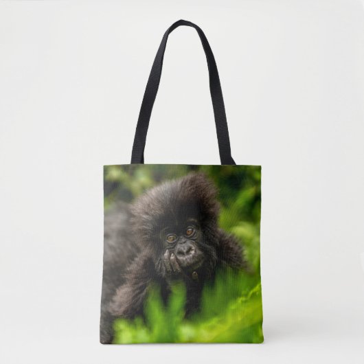 Kutest Baby Animals | Baby Mountain Gorilla Tote Bag (Voorkant)