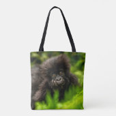 Kutest Baby Animals | Baby Mountain Gorilla Tote Bag (Achterkant)