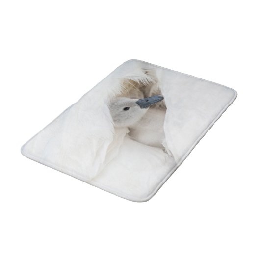 Kutest Baby Animals | Baby Mute Swan Badmat (Gekanteld)