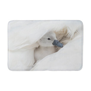Kutest Baby Animals   Baby Mute Swan Badmat