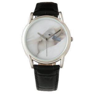Kutest Baby Animals Baby Mute Swan Horloge