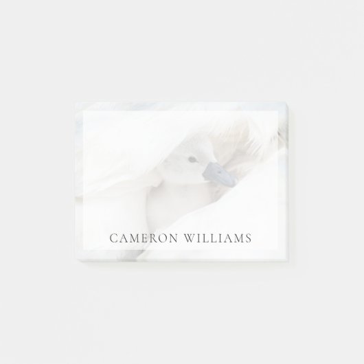 Kutest Baby Animals | Baby Mute Swan Post-it® Notes (Voorkant)