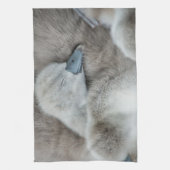 Kutest Baby Animals | Baby Mute Swan Theedoek (Verticaal)