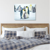Kutest Baby Animals | Baby pinguïn Canvas Afdruk (Insitu (Slaapkamer))