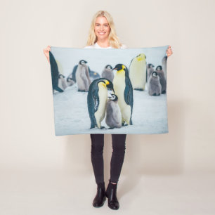 Kutest Baby Animals Baby pinguïn Fleece Deken