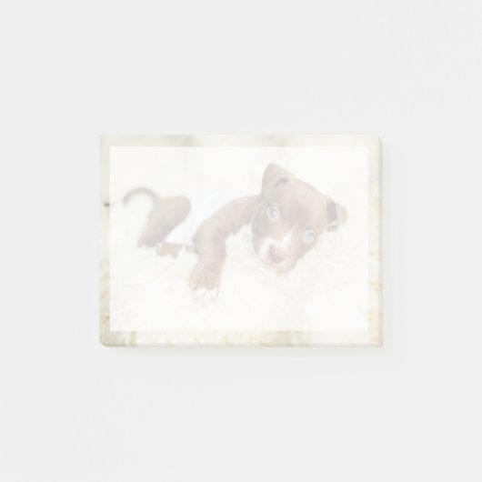 Kutest Baby Animals | Baby Pit Bull Puppy Post-it® Notes (Voorkant)