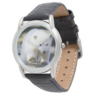 Kutest Baby Animals   Baby Polar Beer Cub Horloge