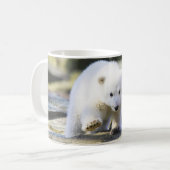 Kutest Baby Animals | Baby Polar Beer Cub Koffiemok (Voorkant links)