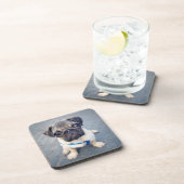 Kutest Baby Animals | Baby Pug Bier Onderzetter (Rechterzijde)