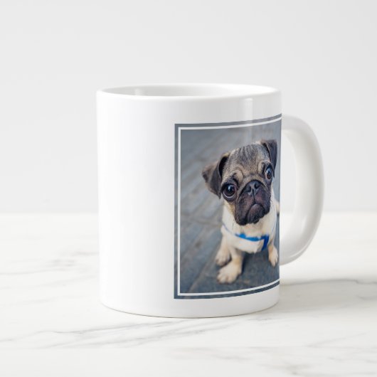 Kutest Baby Animals | Baby Pug Grote Koffiekop (Voorkant rechts)