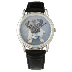 Kutest Baby Animals   Baby Pug Horloge