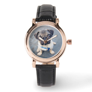 Kutest Baby Animals Baby Pug Horloge
