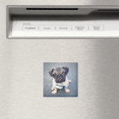 Kutest Baby Animals | Baby Pug Magneet (Insitu (Vaatwasser))