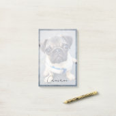 Kutest Baby Animals | Baby Pug Post-it® Notes (Op bureau)
