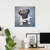 Kutest Baby Animals | Baby Pug Poster (Thuiskantoor)