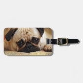Kutest Baby Animals | Baby Pug Puppy Bagagelabel (Voorkant horizontaal)