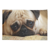 Kutest Baby Animals | Baby Pug Puppy Kussensloop (Achterkant)