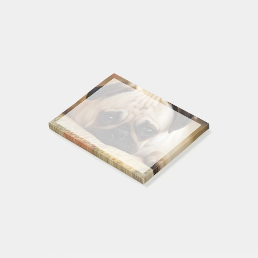 Kutest Baby Animals | Baby Pug Puppy Post-it® Notes (Schuin)