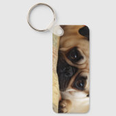 Kutest Baby Animals | Baby Pug Puppy Sleutelhanger (Voorkant)