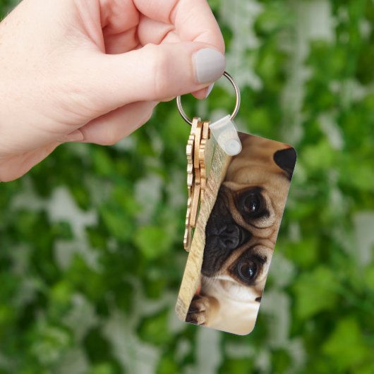 Kutest Baby Animals | Baby Pug Puppy Sleutelhanger (Hand)