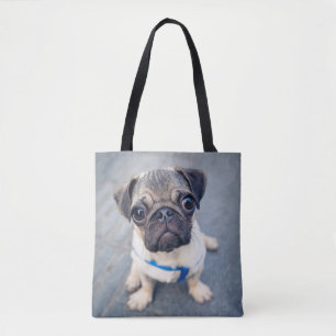 Kutest Baby Animals Baby Pug Tote Bag