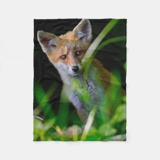 Kutest Baby Animals | Baby Red Fox Fleece Deken (Voorkant)