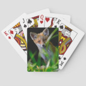 Kutest Baby Animals | Baby Red Fox Pokerkaarten (Achterkant)