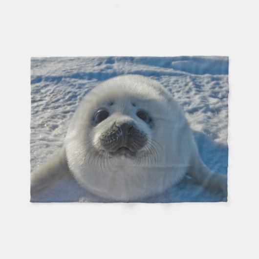 Kutest Baby Animals | Baby zegel Fleece Deken (Voorkant (Horizontaal))