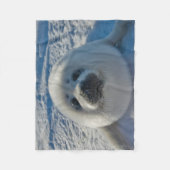 Kutest Baby Animals | Baby zegel Fleece Deken (Voorkant)